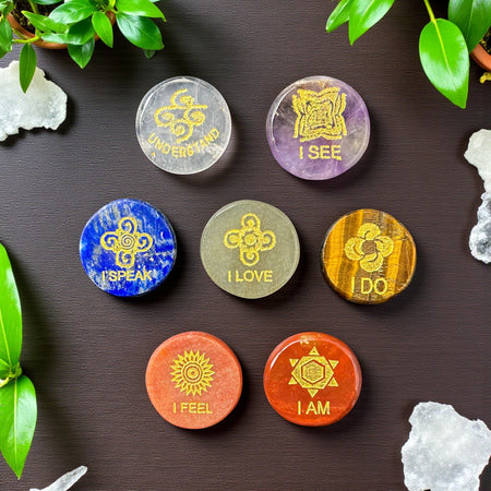 7 Chakra Affirmations Set