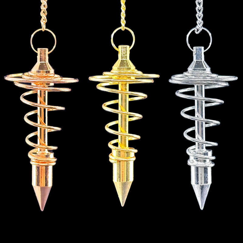 Metal Big Spiral Pendulum