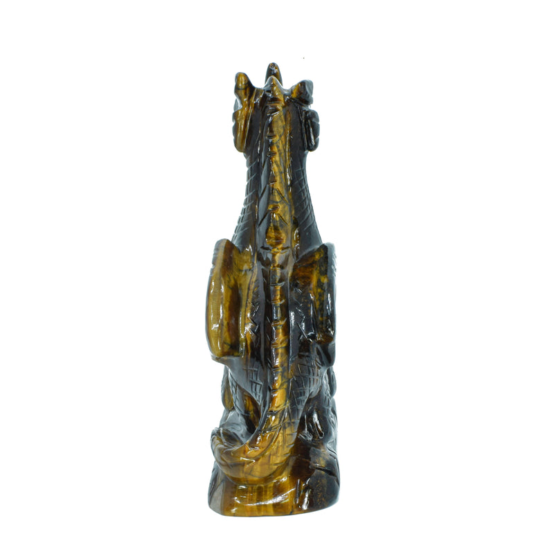 Dragon Carving - Tiger Eye (904 Grams)