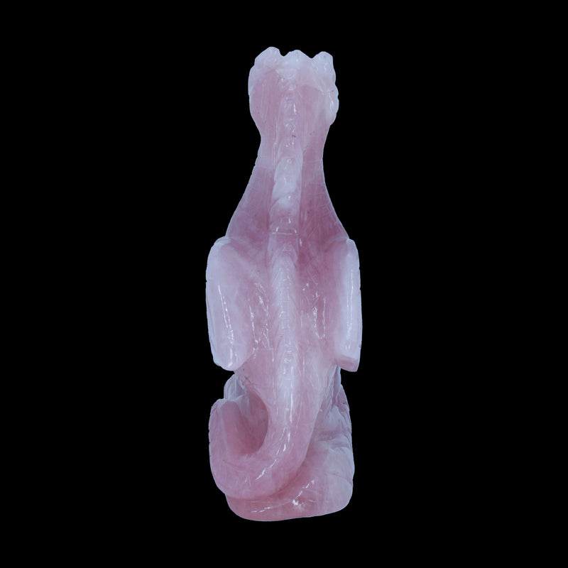 Dragon Carving - Rose Quartz (840 Grams)