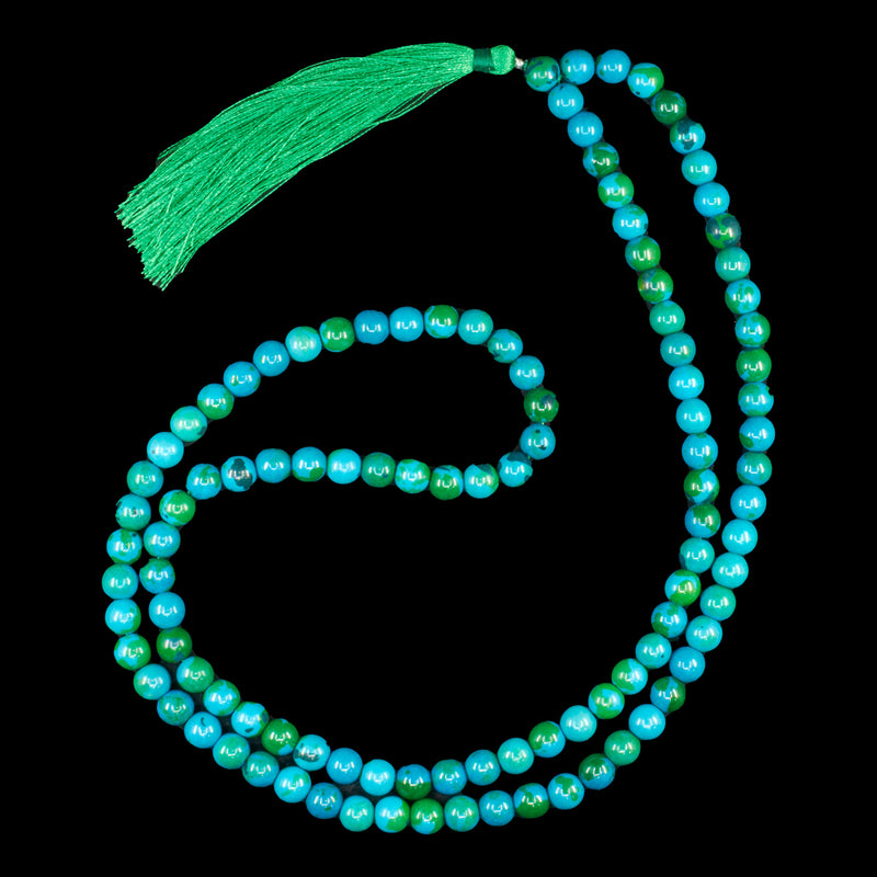 Azurite Malachite 8mm Jap Mala