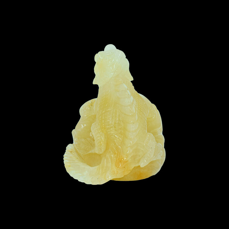 Lizard Carving - Golden Aventurine (791 Grams)