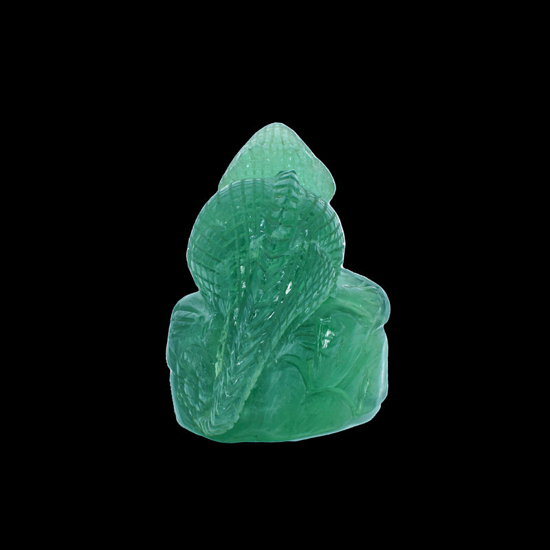 Lizard Carving - Green Fluorite (833 Grams)