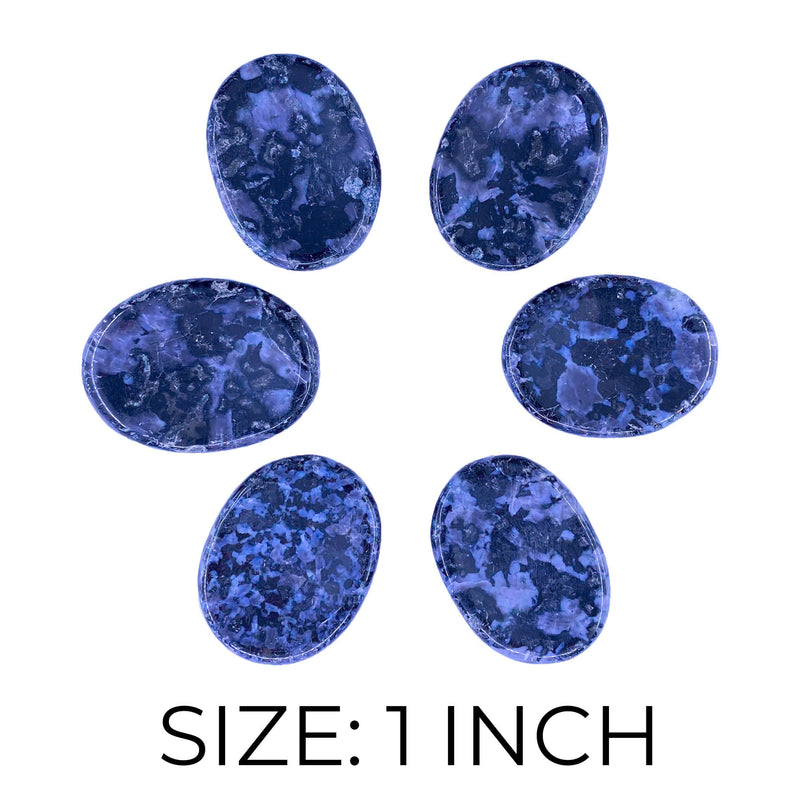 Indigo Gabro Worry Stones