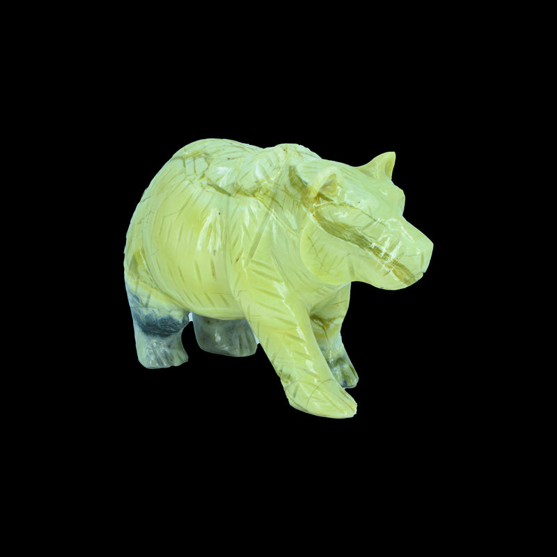 Bear Carving - Infinity Serpentine (644 Grams)
