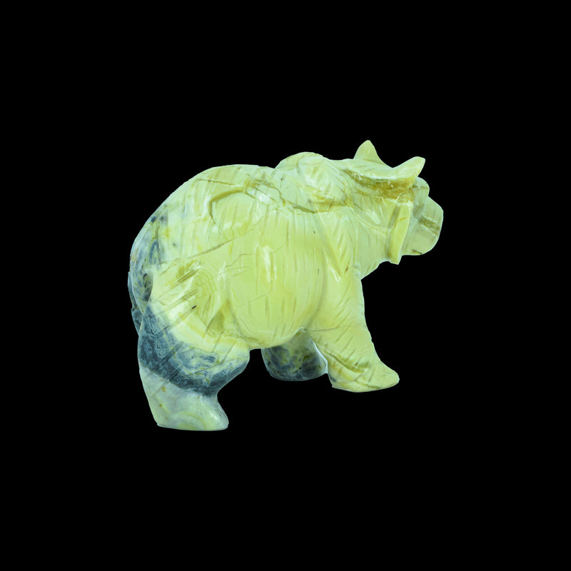 Bear Carving - Infinity Serpentine (644 Grams)