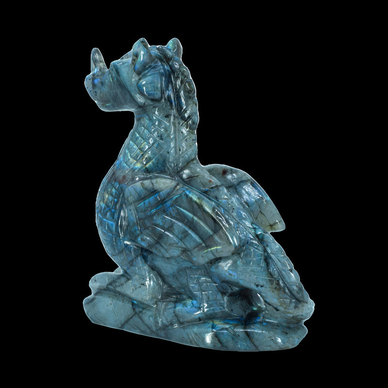 Dragon Carving - Labradorite (897 Grams)