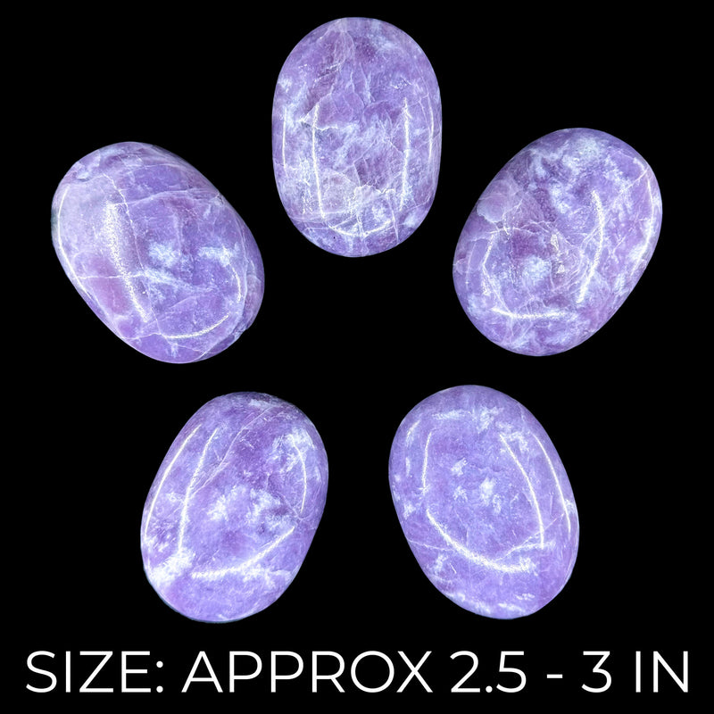 Lepidolite Palmstones