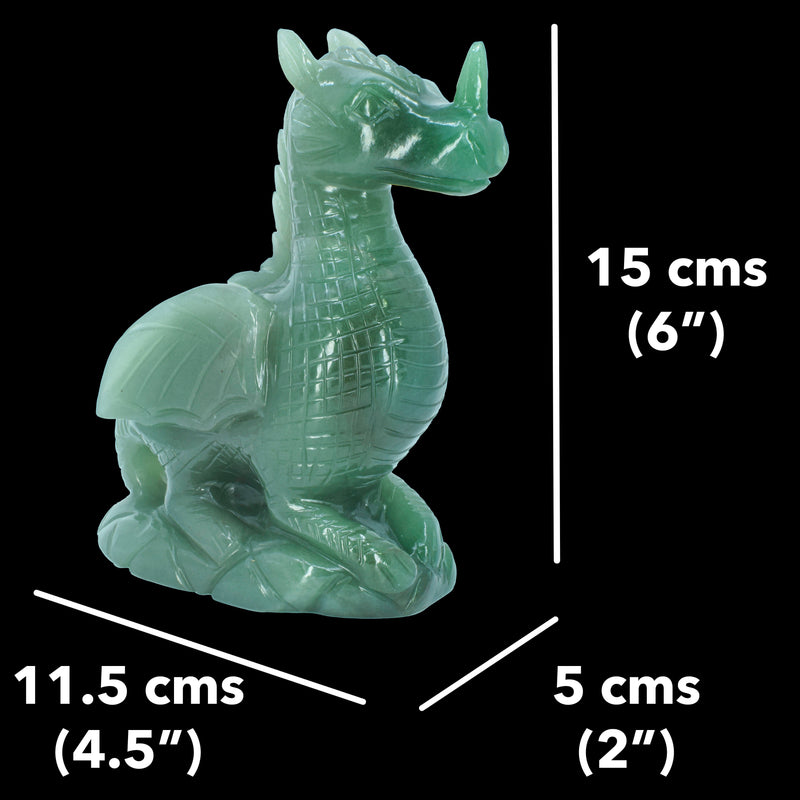 Dragon Carving - Light Green Aventurine (1101 Grams)