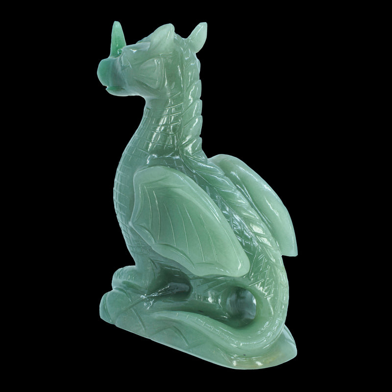 Dragon Carving - Light Green Aventurine (1101 Grams)