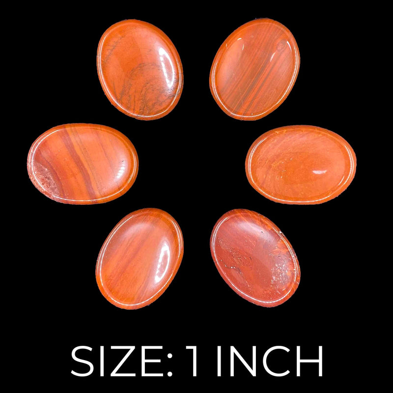 Red Jasper Worry Stones