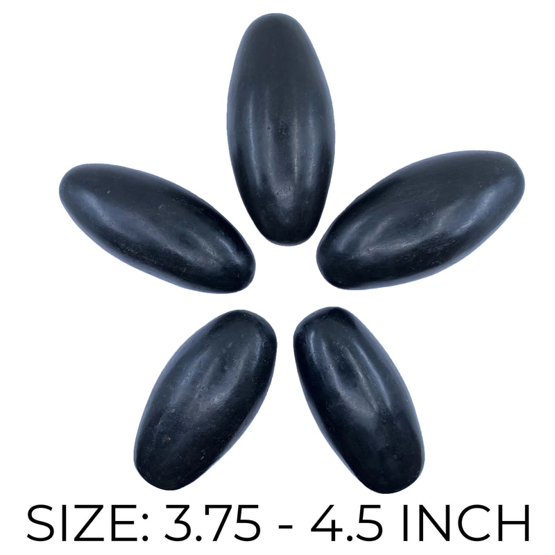 Black Shiva Lingams - 4 Inch