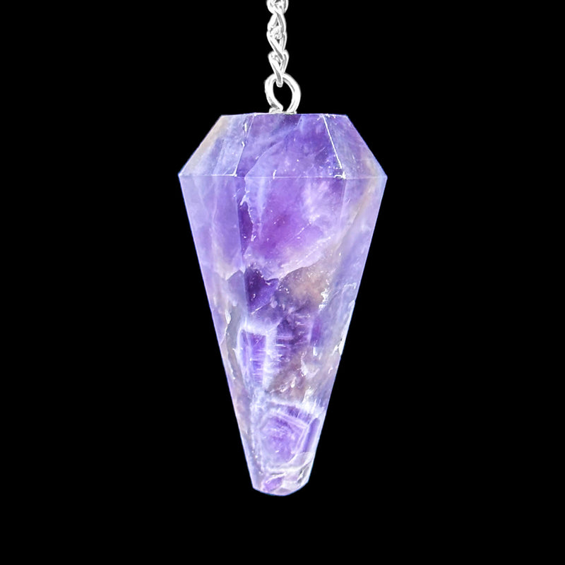 6 Faceted Pendulum - Amethyst