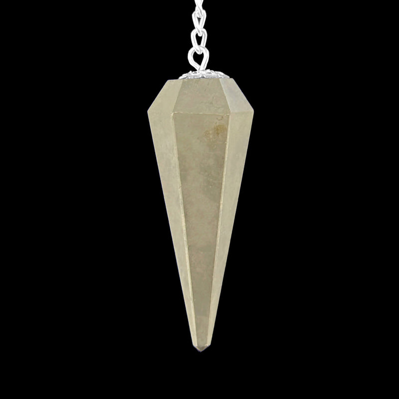 6 Faceted Pendulum - Pyrite