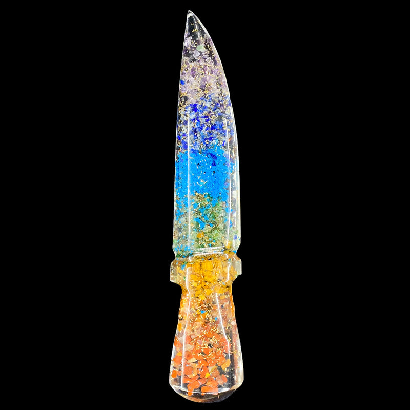7 Chakra Orgonite Warrior Dagger