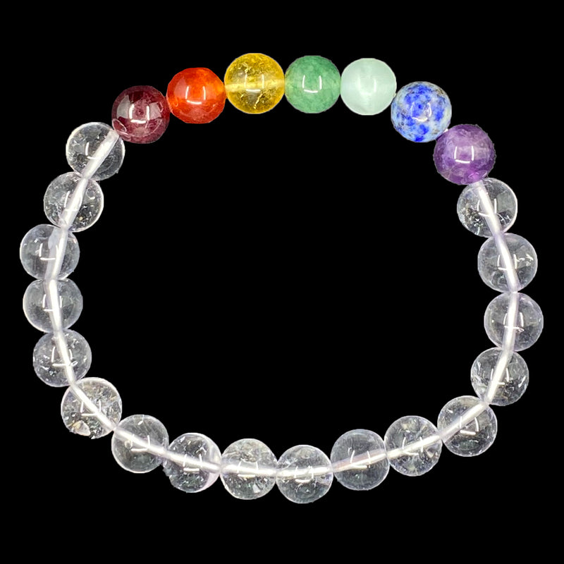 Crystal Chakra Round Bracelet