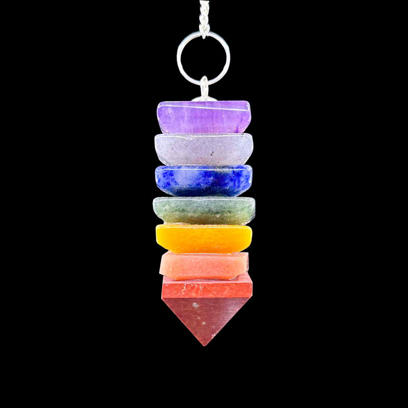 7 Chakra Step Pyramid Pendulum