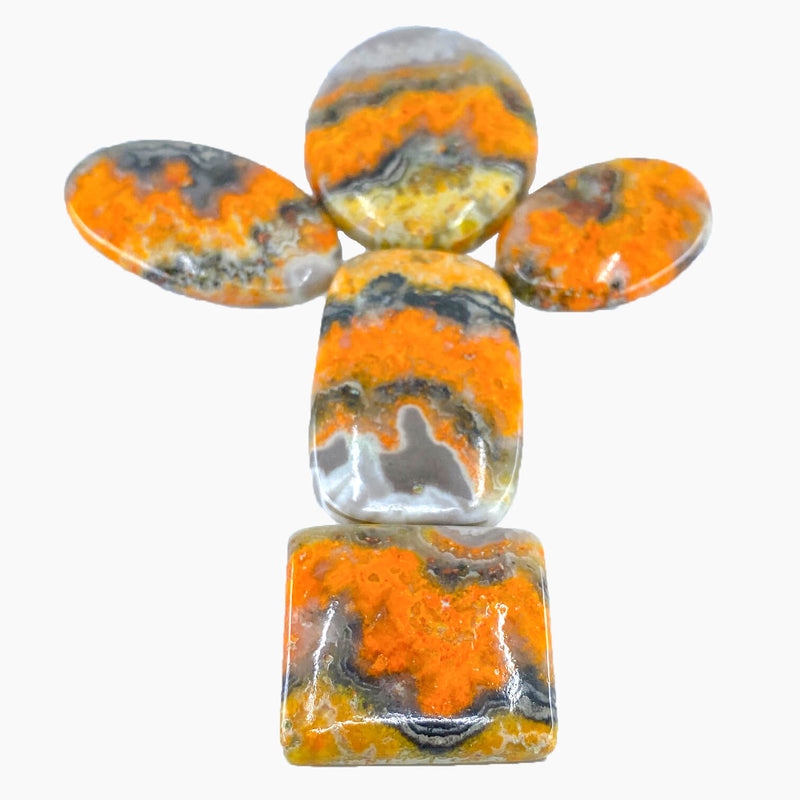 Bumble Bee Jasper Cabochons