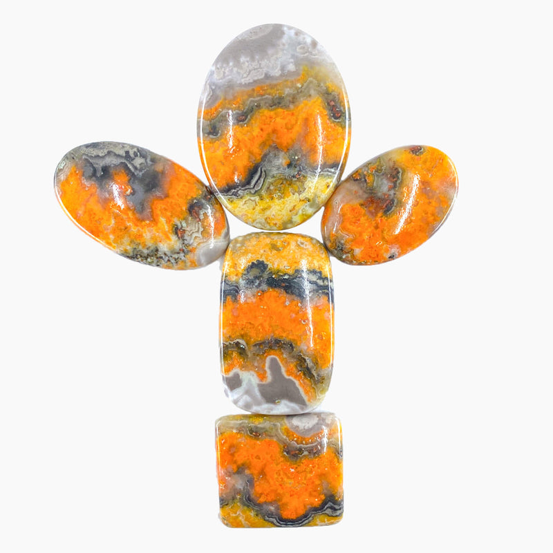 Bumble Bee Jasper Cabochons