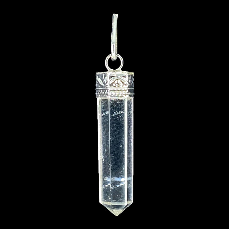 Cap Pencil Pendant - Crystal
