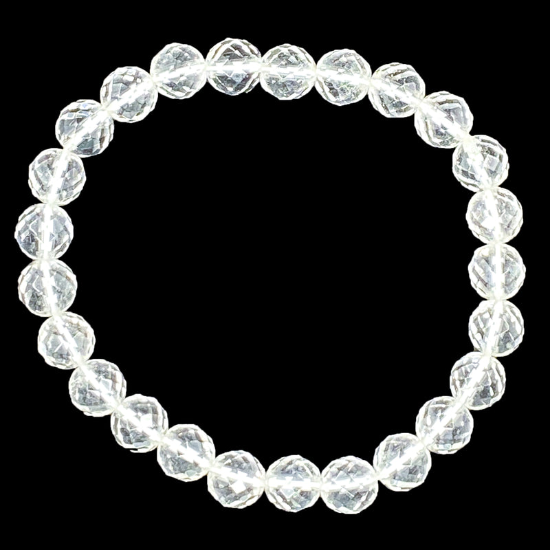 Faceted Crystal Round Bracelet