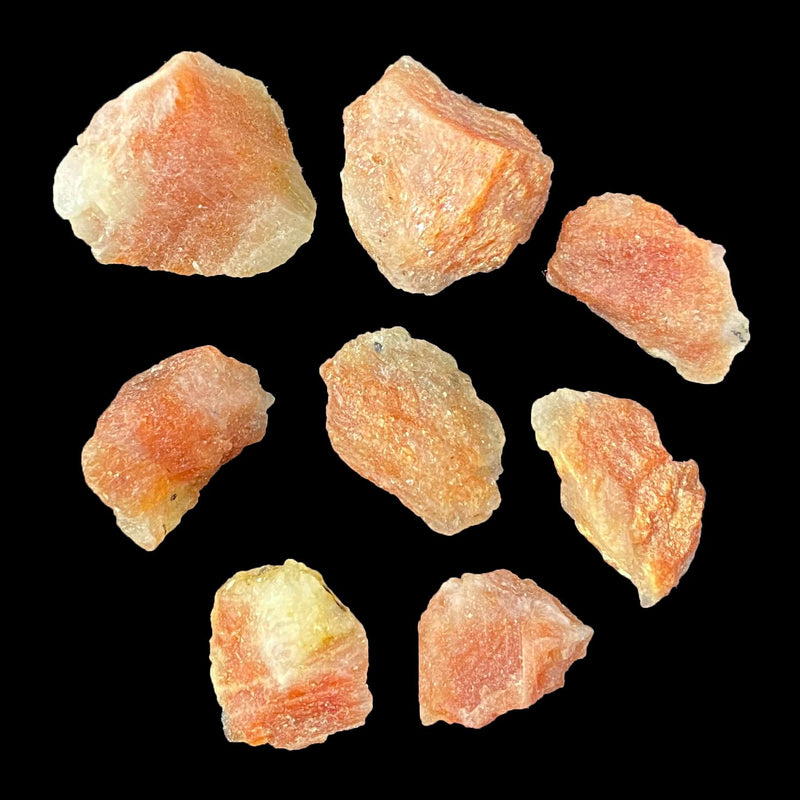 Rough Gem Quality Sunstones.