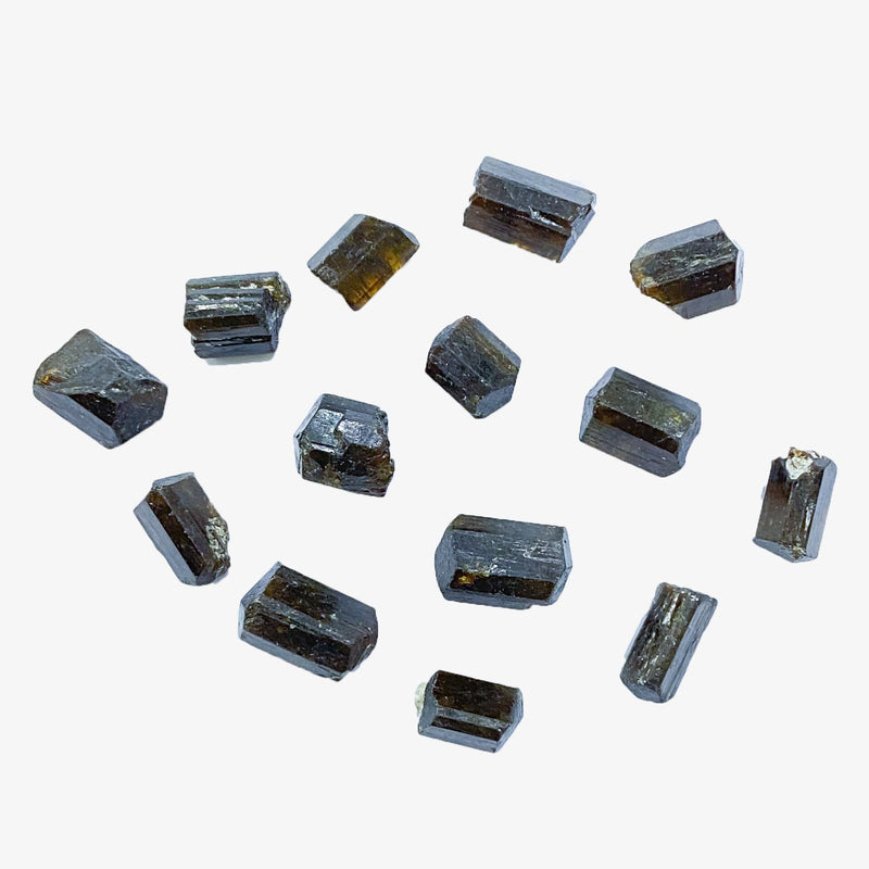 Natural Champagne Brown Dravite Crystals