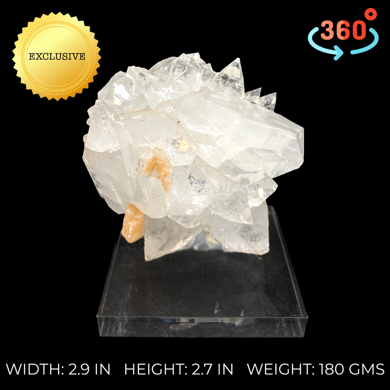 Apophyllite Stilbite Cluster