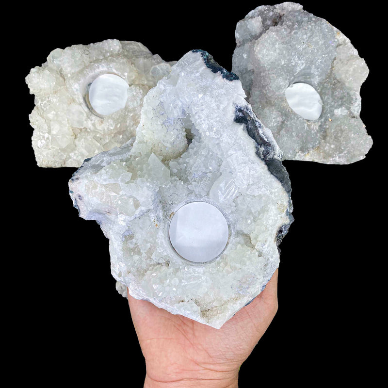 Zeolite Candle Holder