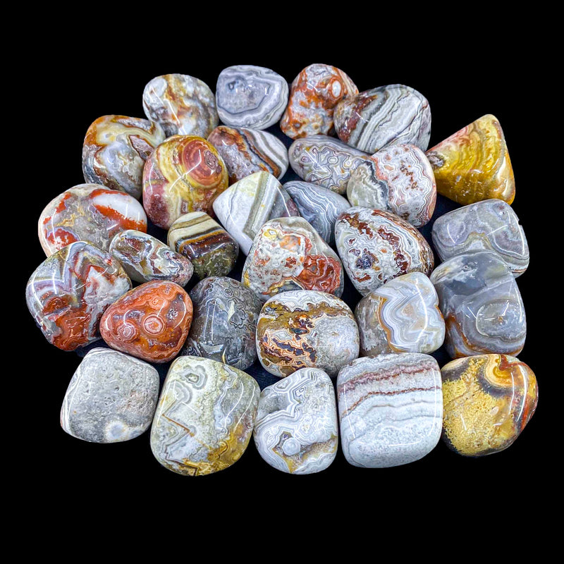 Crazy Lace Agate Tumbles