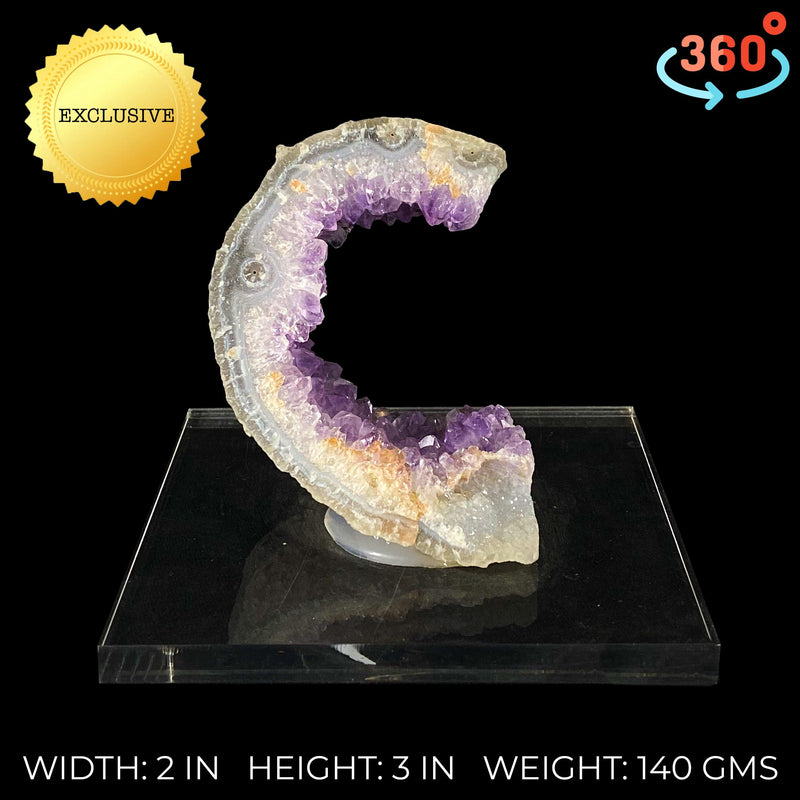 Concave Amethyst Specimen