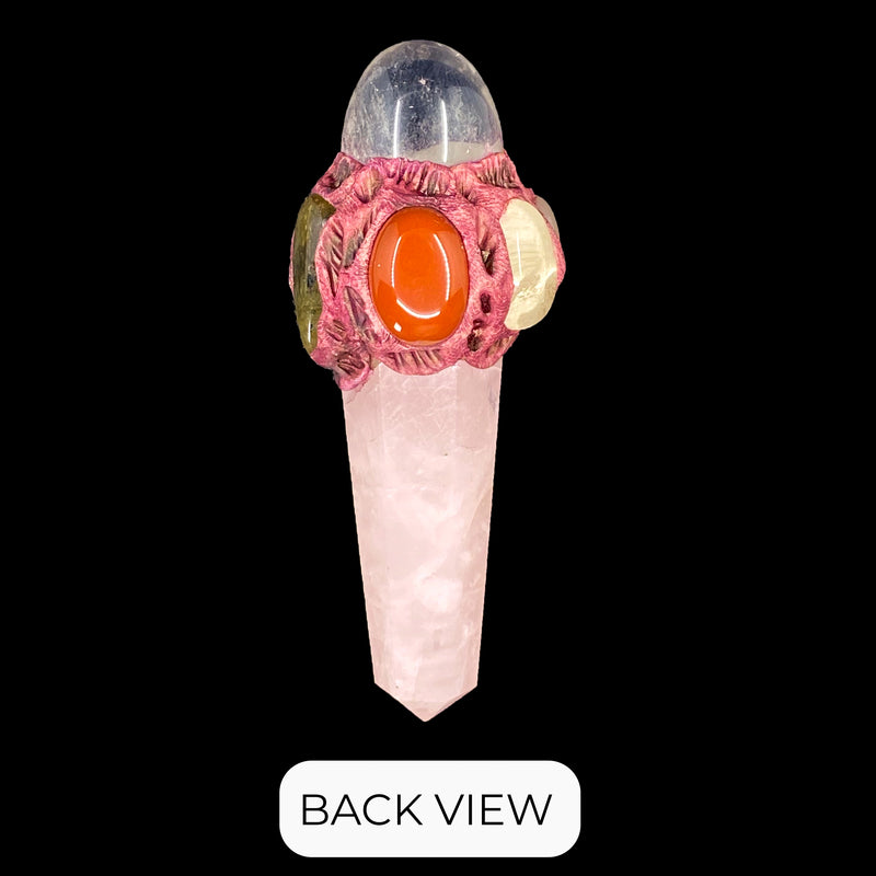 Exclusive Rose Quartz Acupressure Pixie Wand