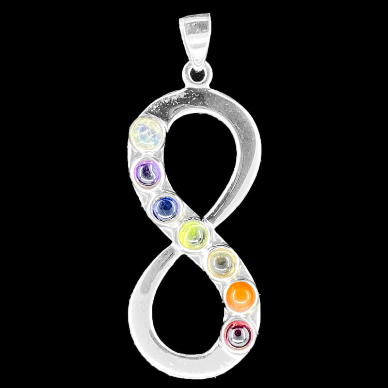 Infinity Chakra Silver Pendant