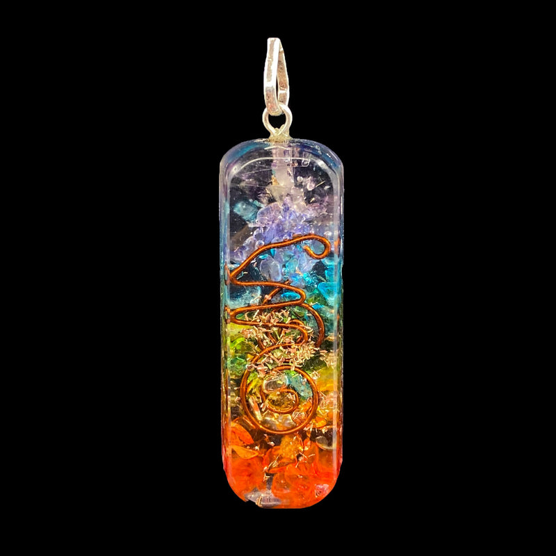 Orgone Chakra Bar Pendant