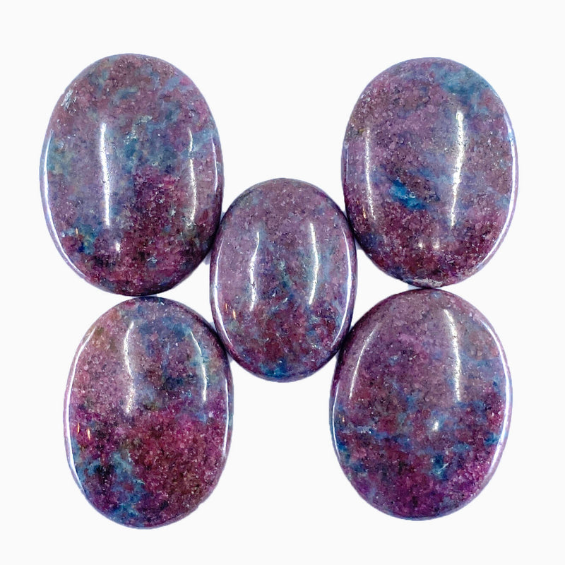 Ruby Kyanite Cabochons