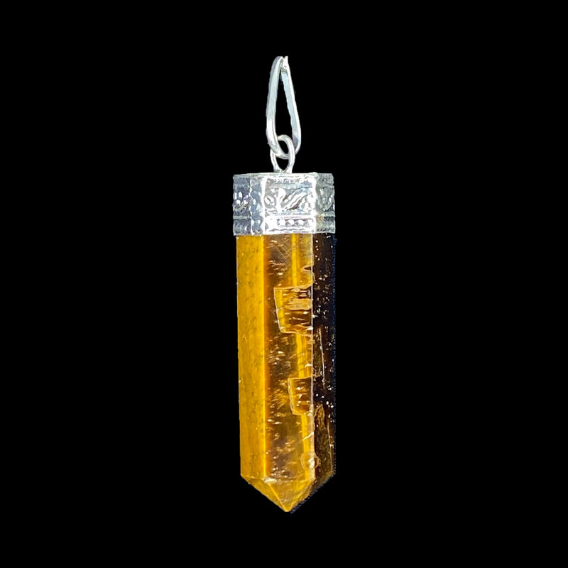 Cap Pencil Pendant - Tiger Eye