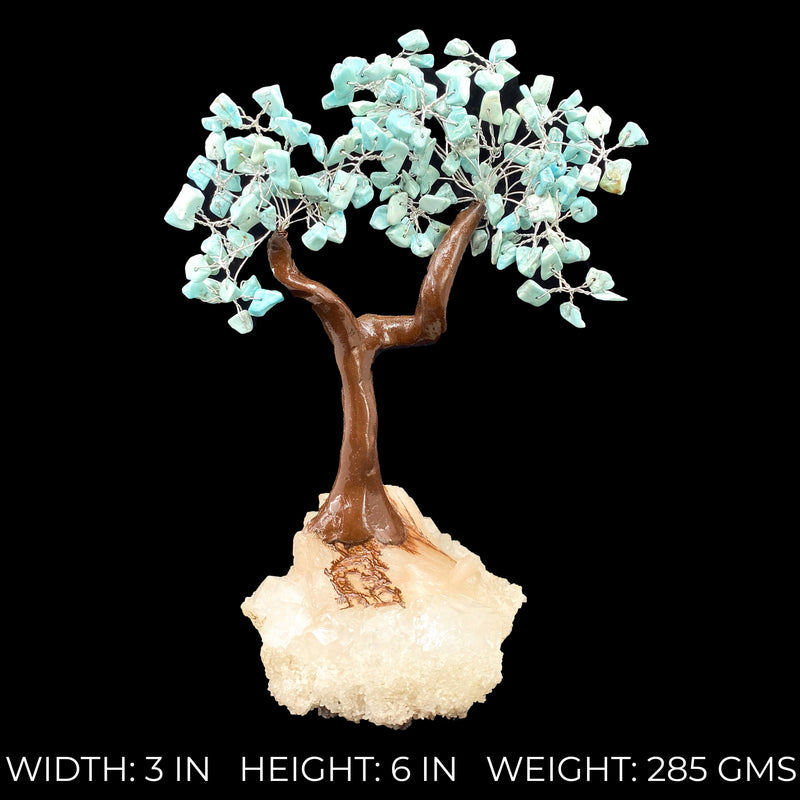 Turquoise Tree on Mineral Base
