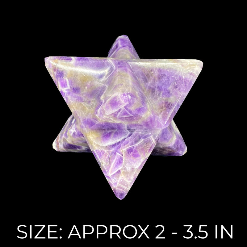 Amethyst Big Merkaba Star