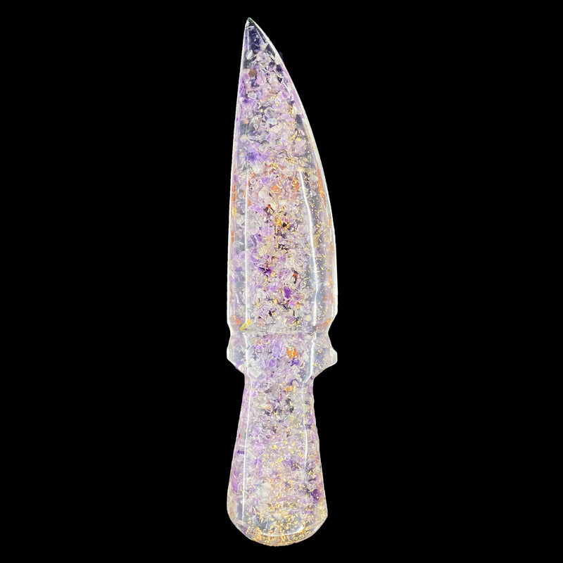 Amethyst Orgonite Warrior Dagger
