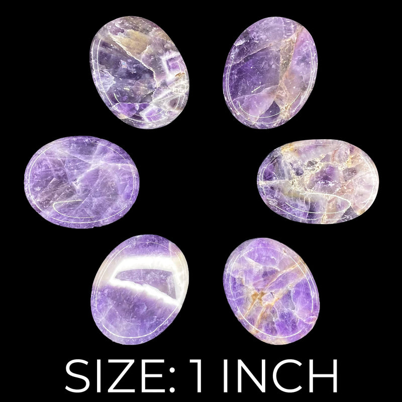 Amethyst Worry Stones