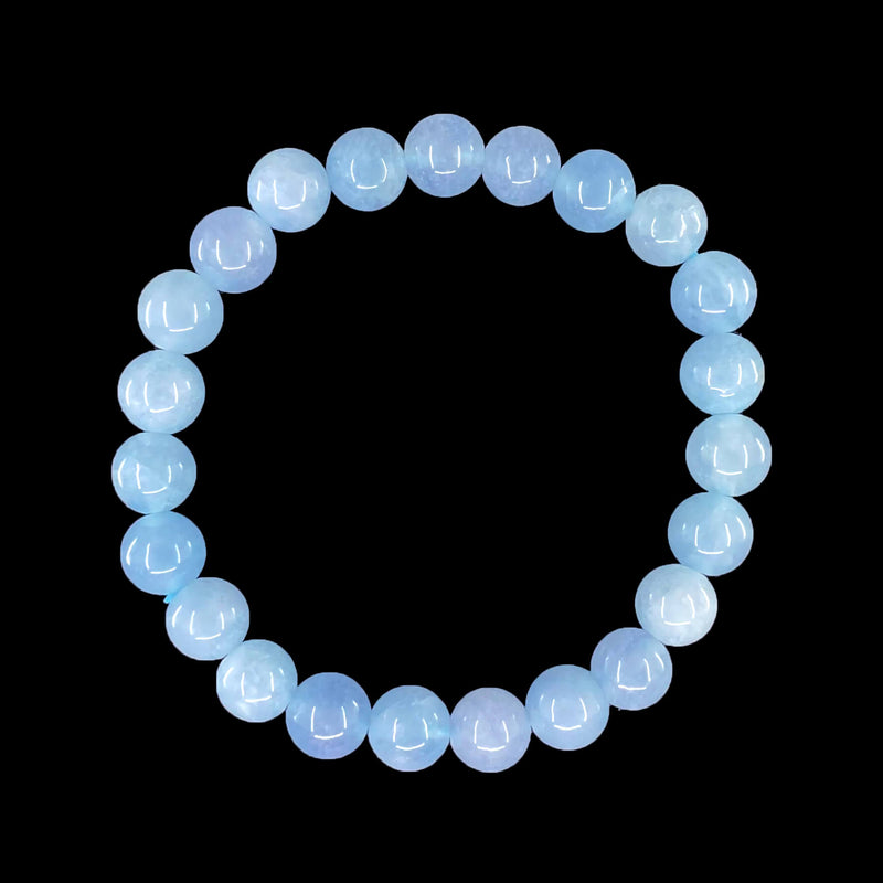 Aquamarine Round Bracelet