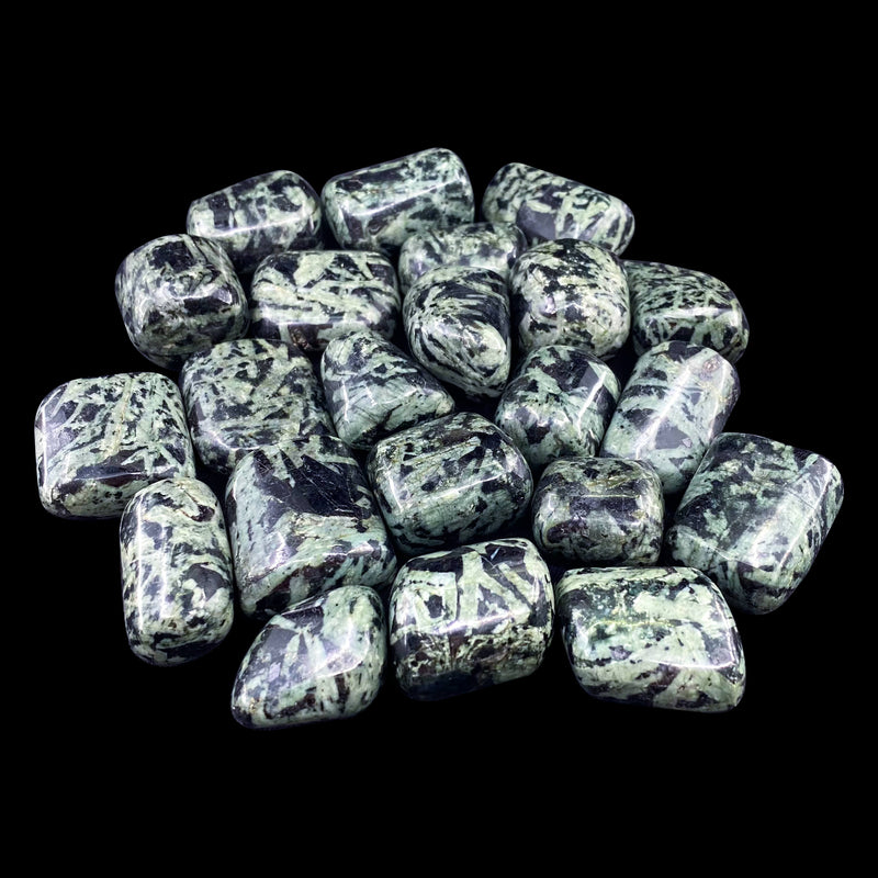 Black and Green Tourmaline Tumbles