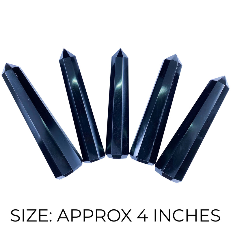 Black Obsidian Points