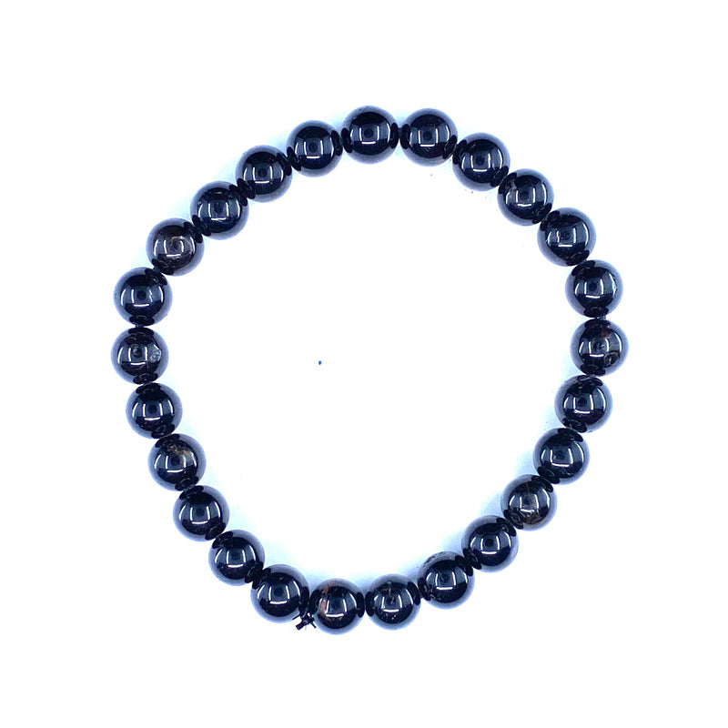 Black Tourmaline Round Bracelet