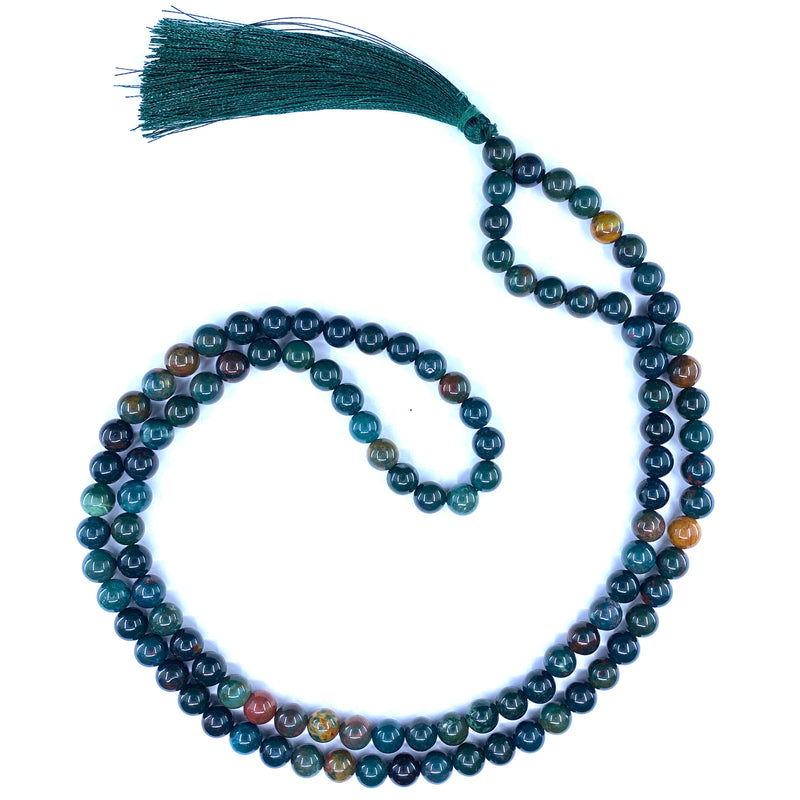 Bloodstone 8mm Jap Mala