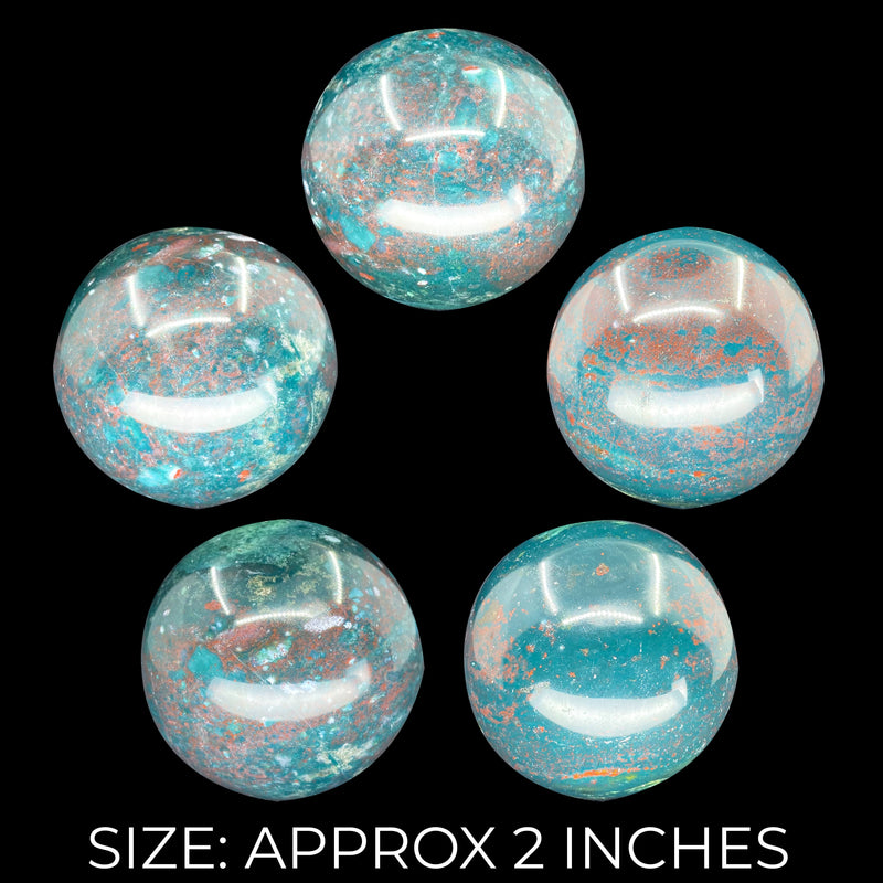 Bloodstone Spheres