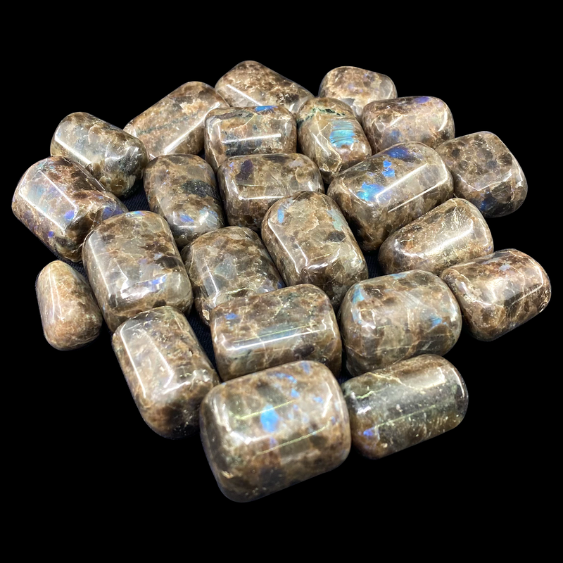 Brown Larvikite Tumbles