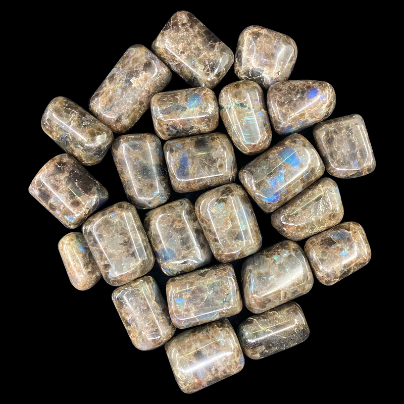 Brown Larvikite Tumbles