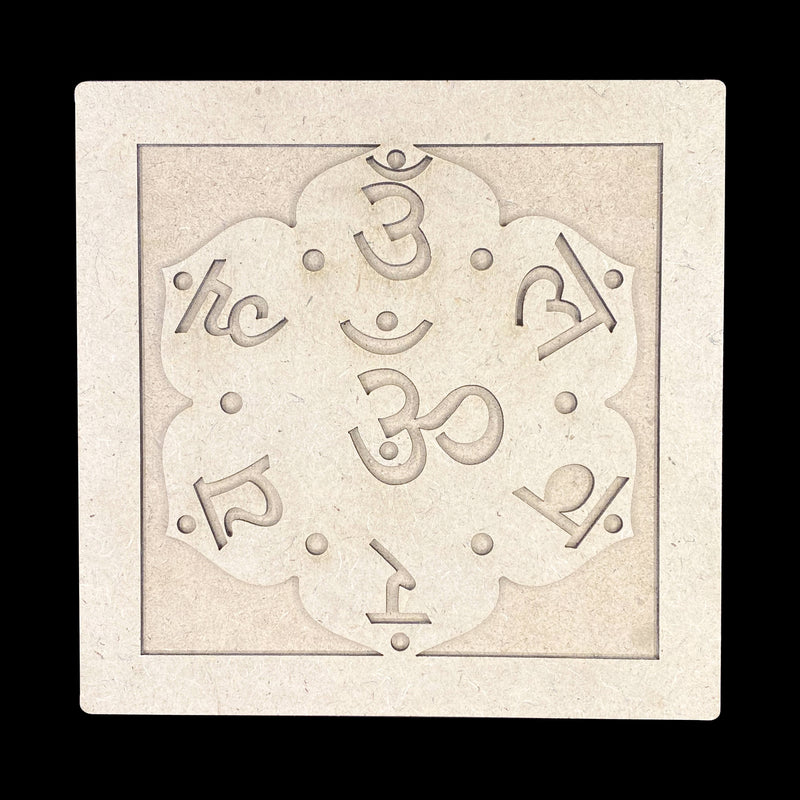 7 Chakra Symbol Set - Sanskrit Symbol Design