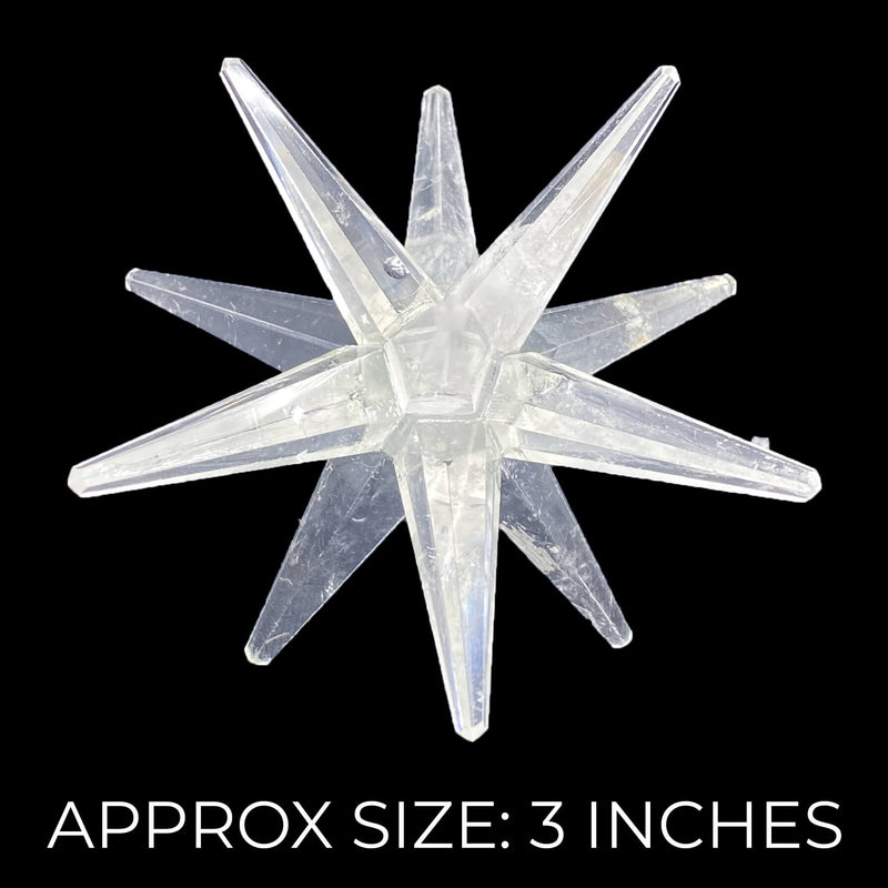 Crystal 12 Point Fortune Merkaba